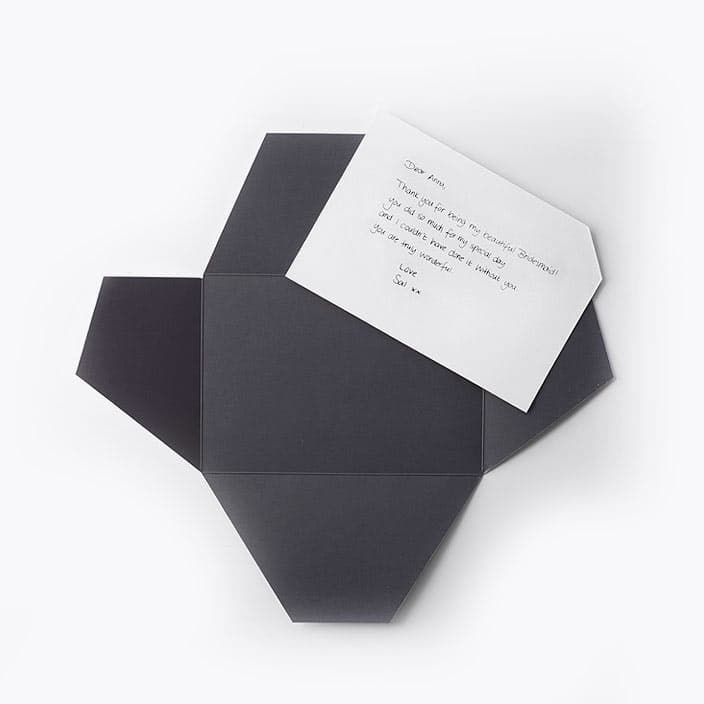 Signature Thankly Card with the Classic Black envelope.